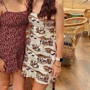 Reformation Roarke Mini Dress